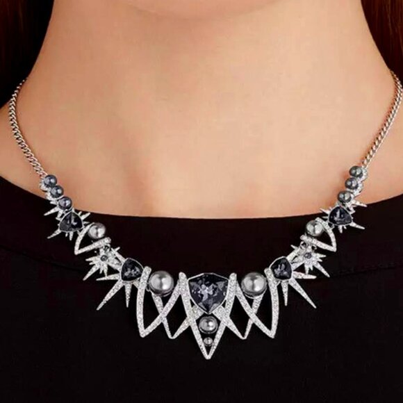 Swarovski Fantastic Necklace LRGDMUL CRY&SINI/RHS Item #5230286 NEW - Picture 5 of 8